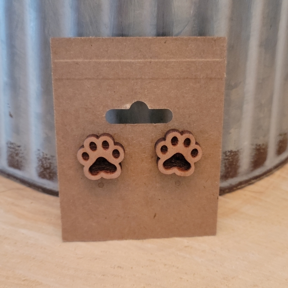 Paw Print Earrings
